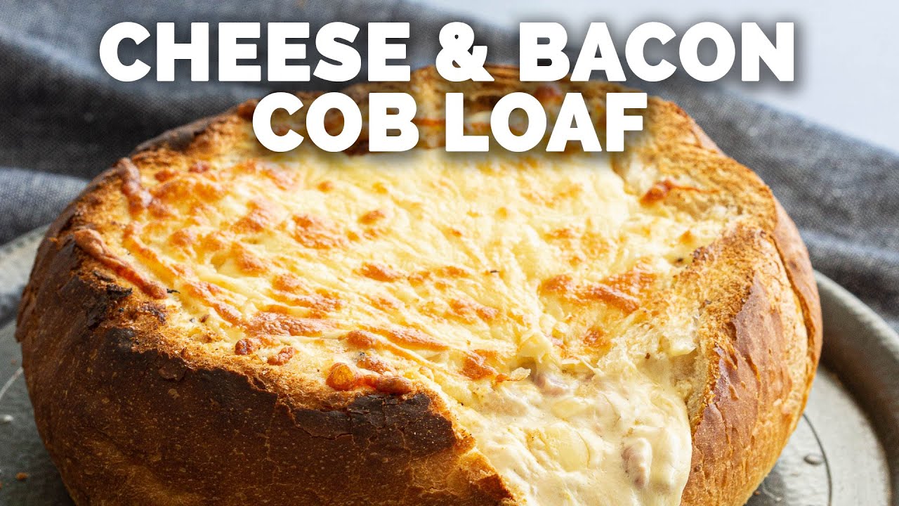 Cheese & Bacon Cob Loaf [Ready in 20 mins!]