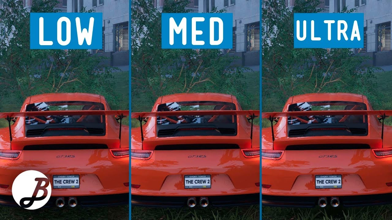 The Crew 2 | Graphics Comparison | PC Low VS Mid VS Ultra