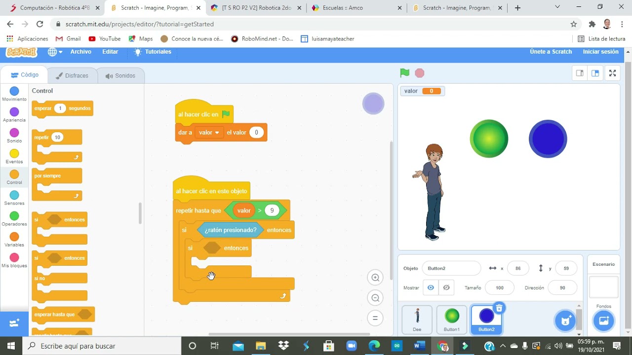 variables  booleanas con scratch