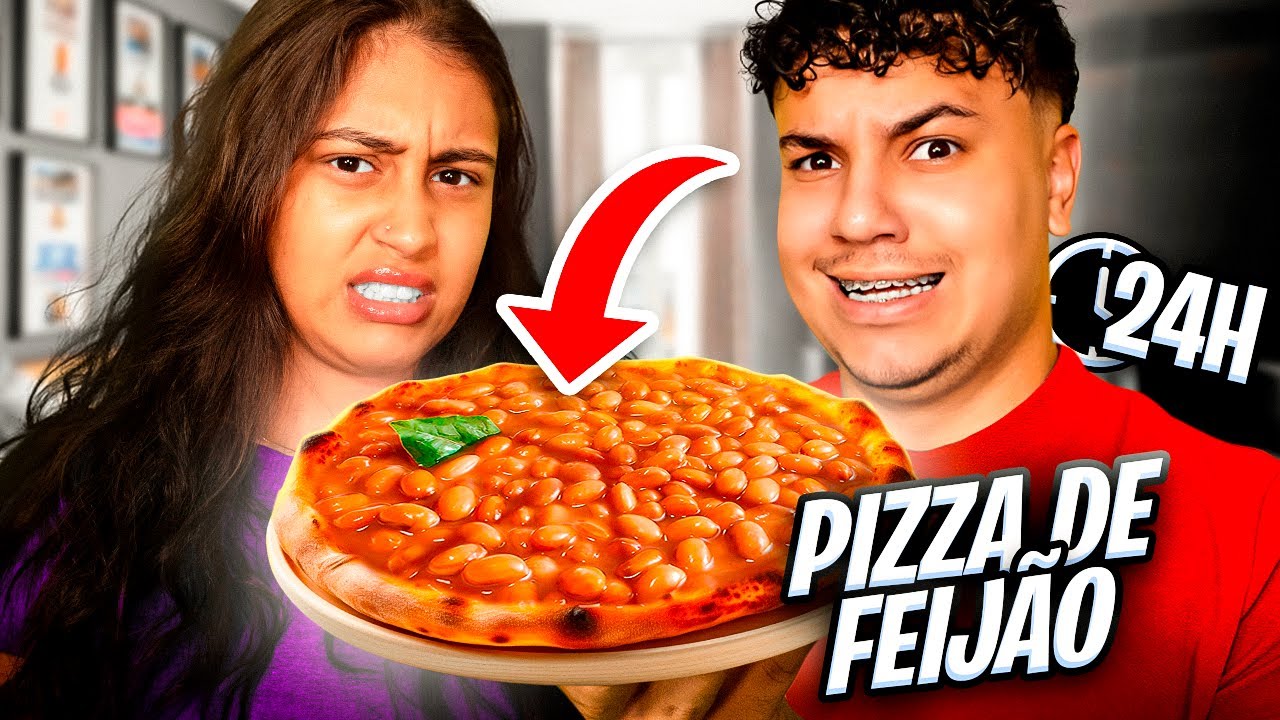 24 HORAS SÓ COMENDO PIZZA! *desafio*