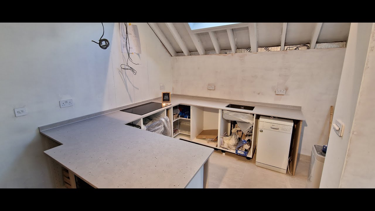 silestone concrete pulse suede finish. Quartz Kitchen Worktops Supply Template & Installation.