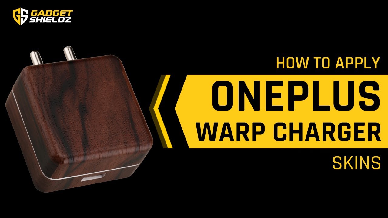 How to apply Skinnova OnePlus 30W Warp Skins Wraps Decals | Gadgetshieldz&reg;