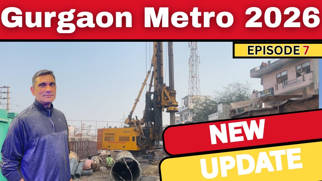 Big Update on New Gurgaon Metro 🚇 | First Phase Work Begins I