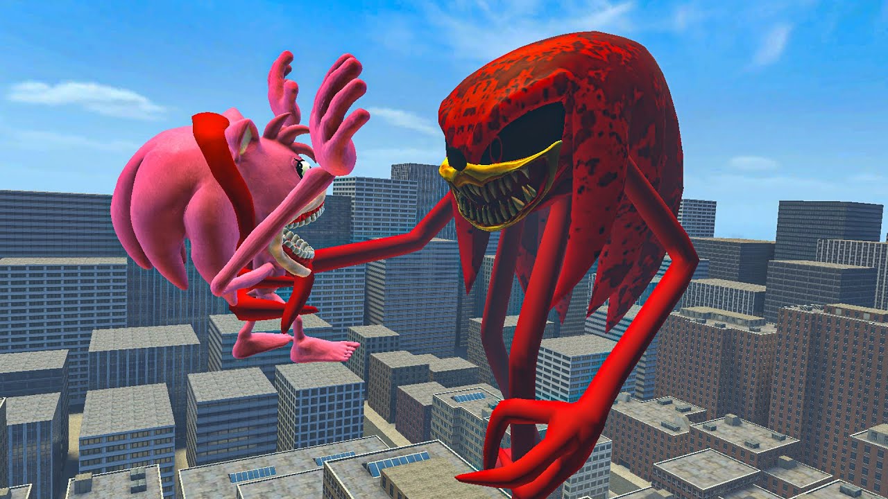EPIC EXE SHOWDOWN  KNUCKLES.EXE INNYUME SMILEY'S VS ALL AMY TAPES IN GARRY’S MOD!