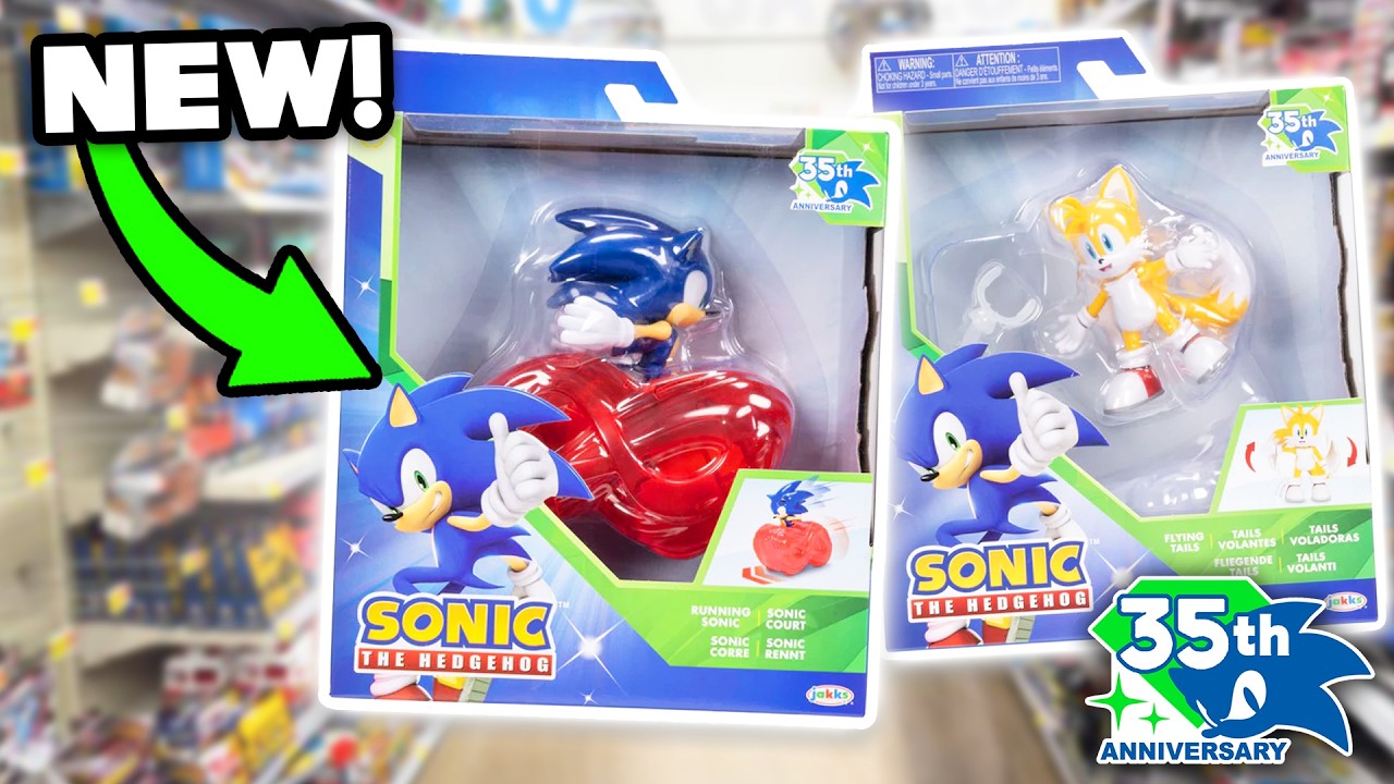Представлены новые фигурки Sonic Deluxe от Jakks, первая волна! (Товары к 35-летию Sonic!)