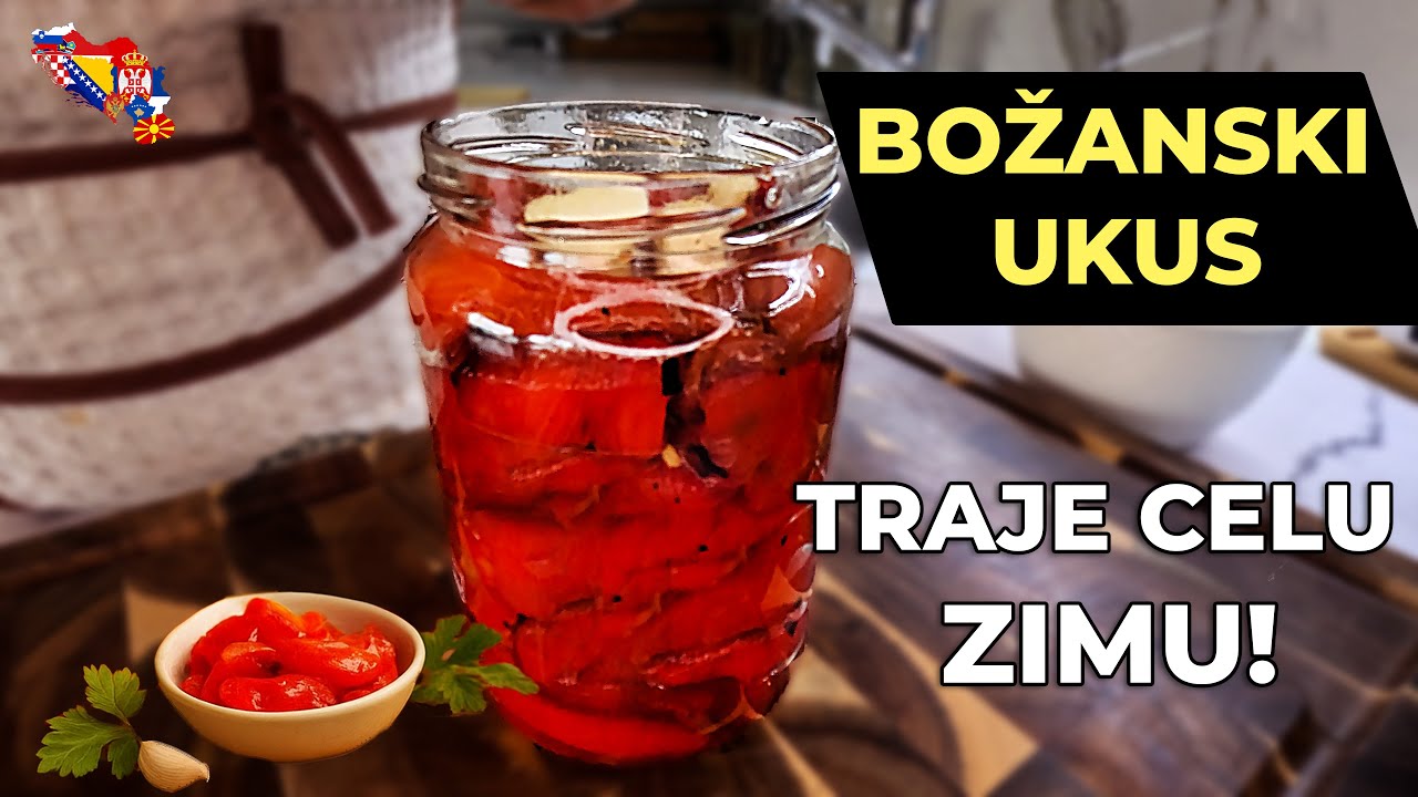 Pečene paprike u tegli – lako i slasno za zimu