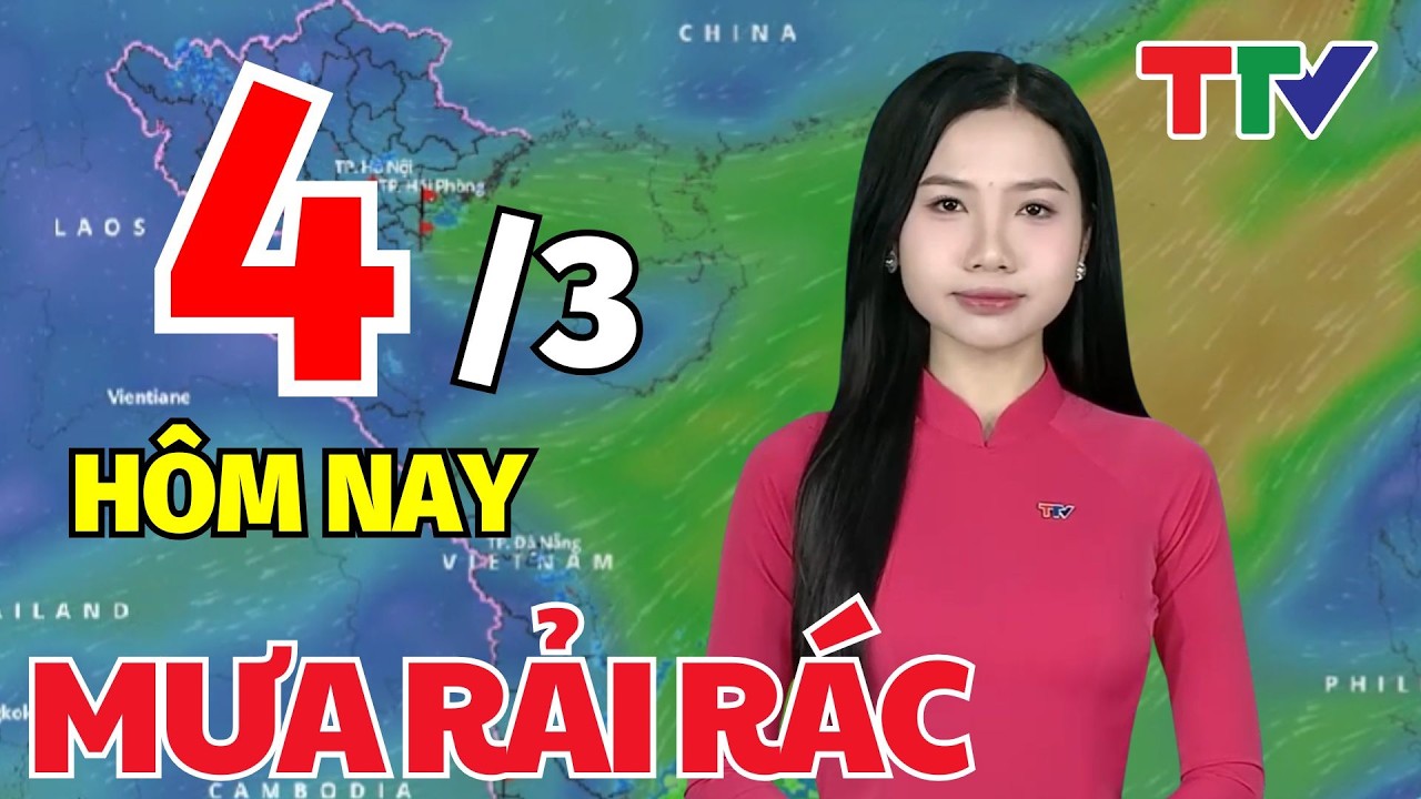 Dự báo thời tiết hôm nay 3/3/2026: Dự báo thời tiết cả nước | Bản tin cảnh báo thiên tai