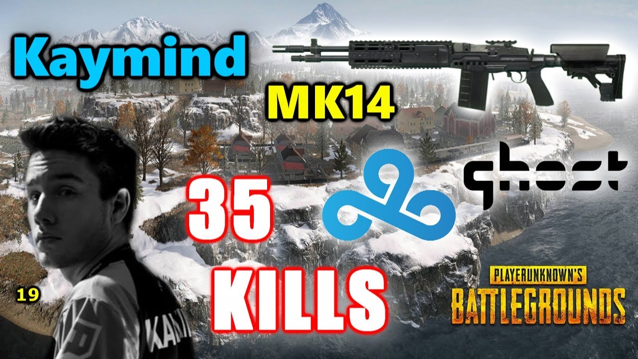 Cloud 9 Kaymind & Ghost Drassel - 35 KILLS - MK14 PLAY - DUO - PUBG