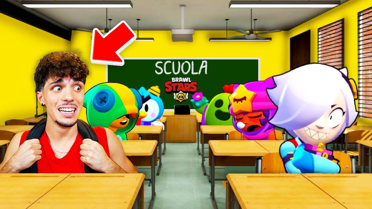 LA SCUOLA di BRAWL STARS!🎒📒 COME SI COMPORTANO I BRAWLER IN CALSSE!