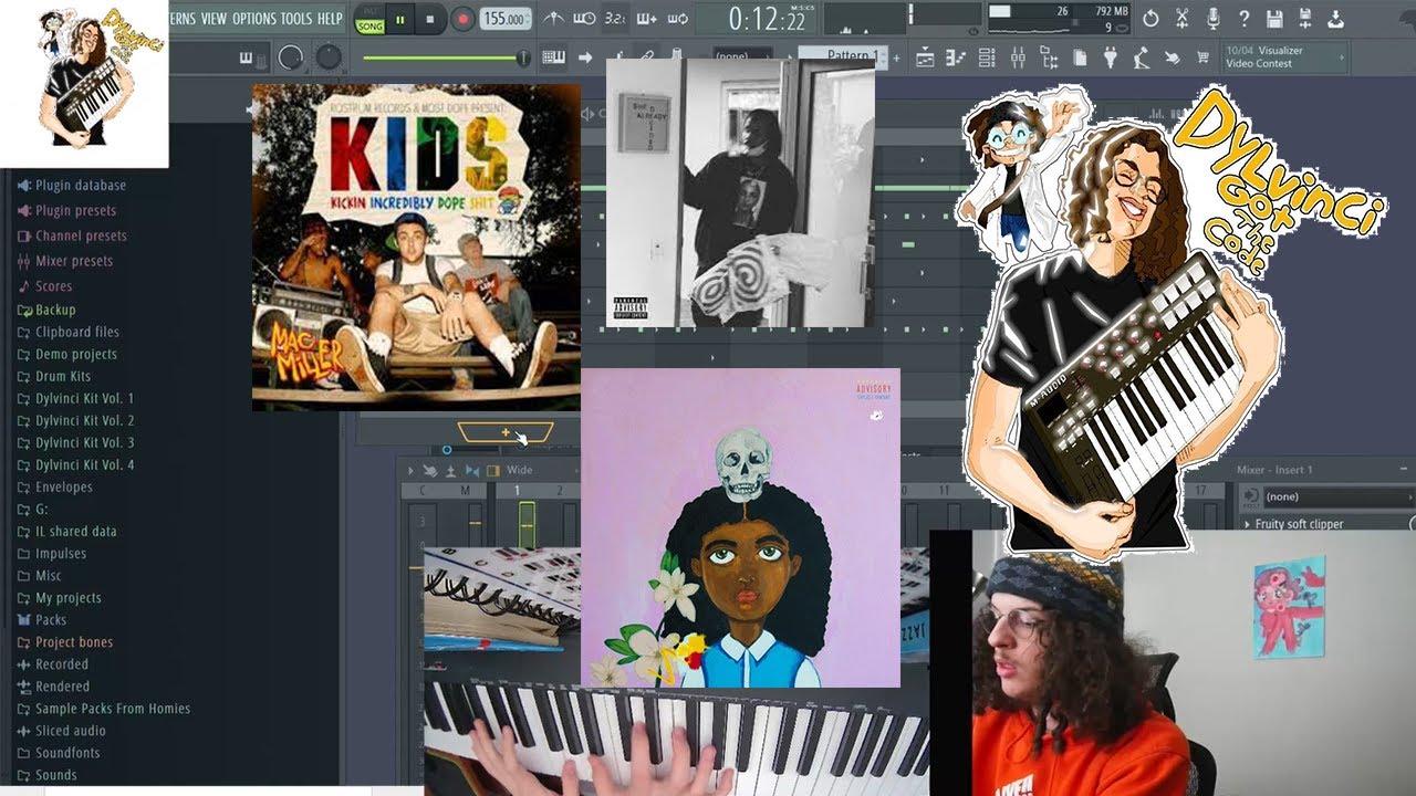 How To Make A Jazzy Noname Mac Miller Smino Type Beat l Dylvinci Tutorials