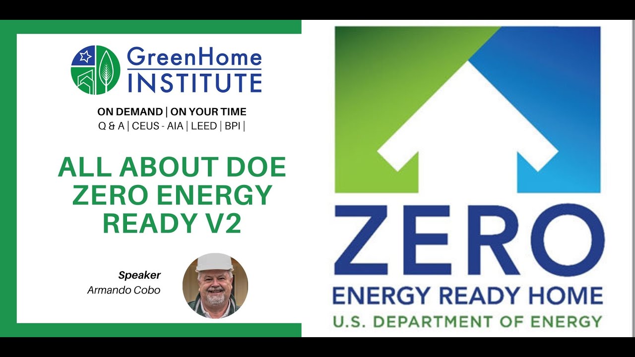All about DOE Zero Energy Ready v2