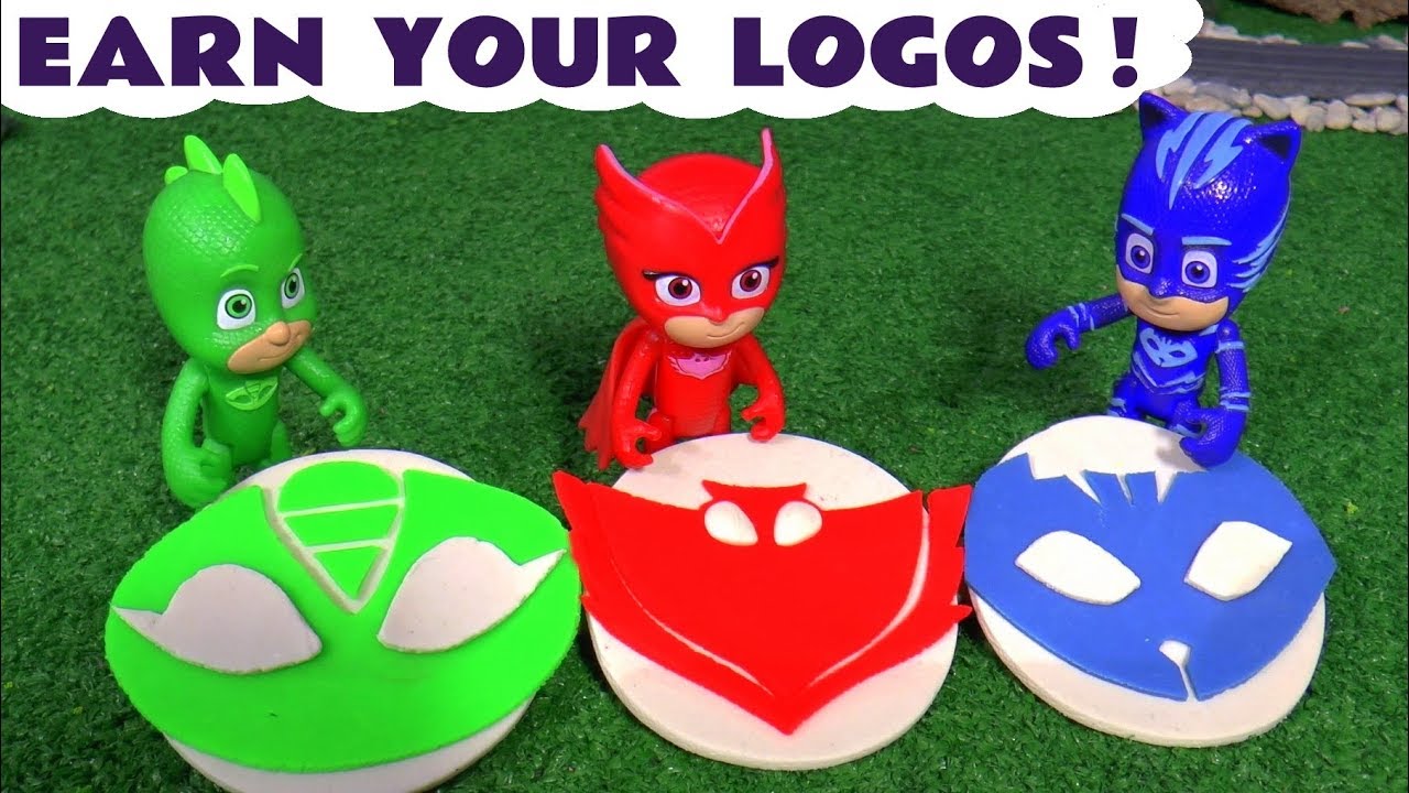 PJ Masks Badge Story With Thomas Toy Trains