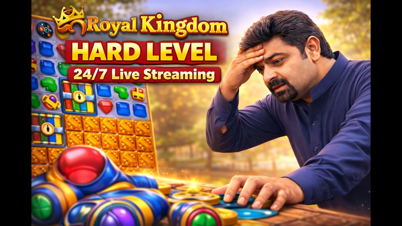 Royal Kingdom Hard Levels 🔥 Level 100+ | 24/7 Live Streaming Puzzle Game