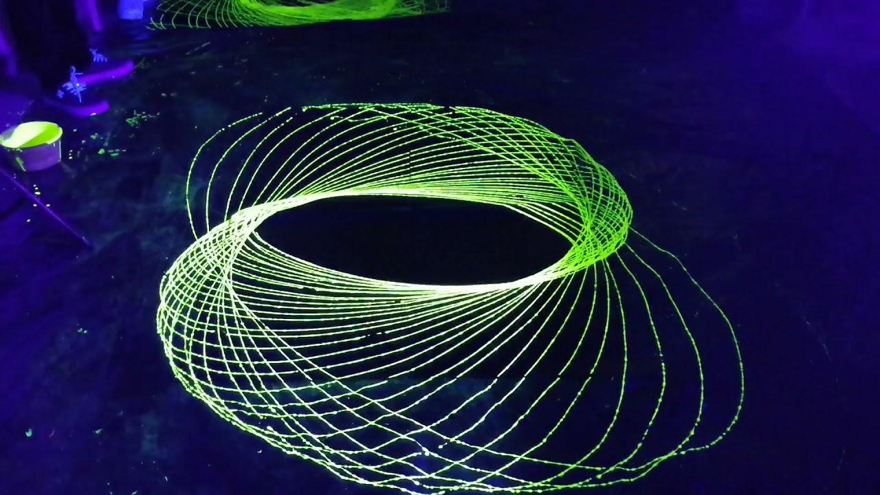 Péndulo de pintura fluorecente