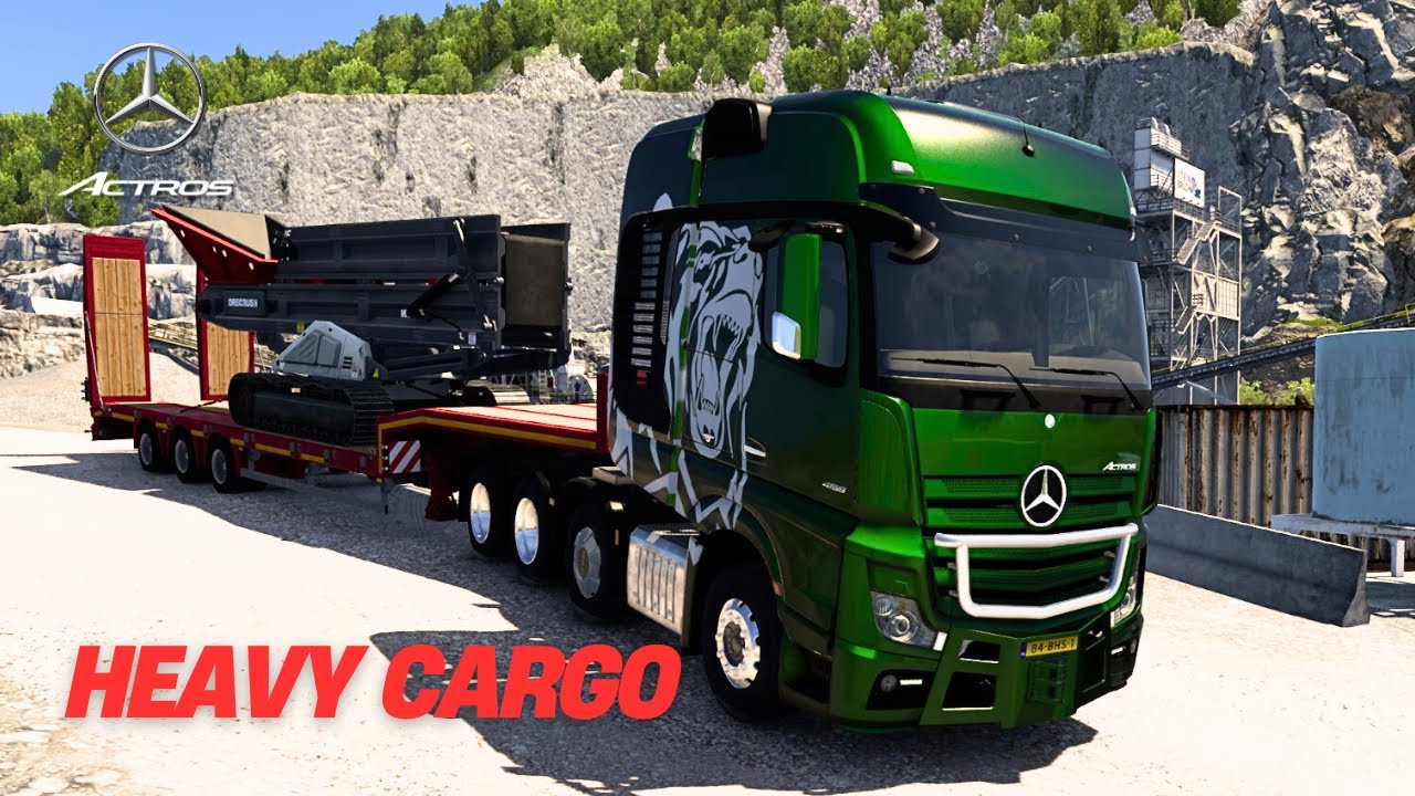 Mercedes Actros Beast Mode | Heavy Cargo Delivery | ETS2 + PXN V9 Gen2