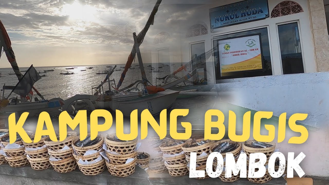 Inilah suasana kampung bugis ampenan di kota Mataram pulau lombok di tahun 2021
