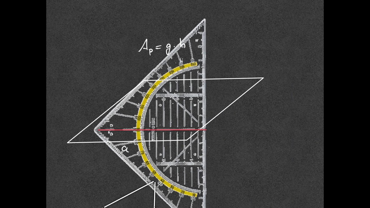 Höhe in Dreieck, Parallelogramm und Trapez finden