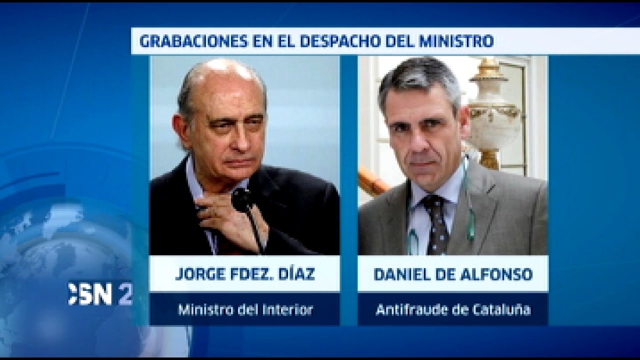 Grabaciones del ministro de Interior con el responsable de la oficina antifraude de Cataluña