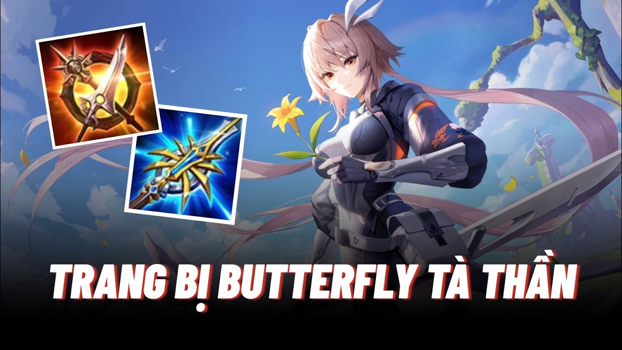 Trang bị BUTTERFLY đường T&agrave; Thần đọ sức với Florentino | Li&ecirc;n qu&acirc;n mobile