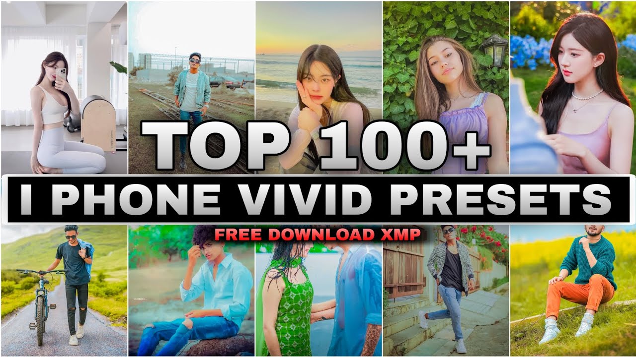 iPhone Vivid Presets Lightroom || Top 100+ Vivid Lightroom presets | iPhone Vivid filter Lr presets