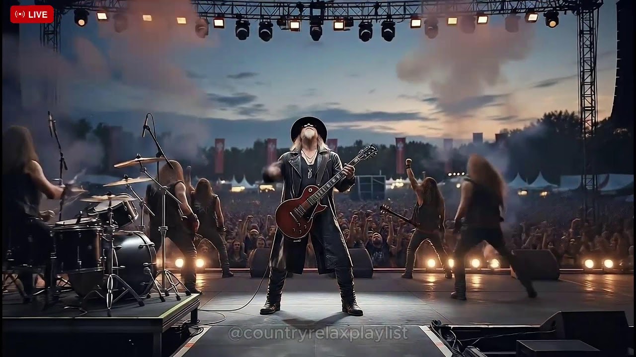 Country Rock Greatest Hits 2025 | Outlaw Rock Anthems & Southern Fire | ZZ Top & Skynyrd Inspired