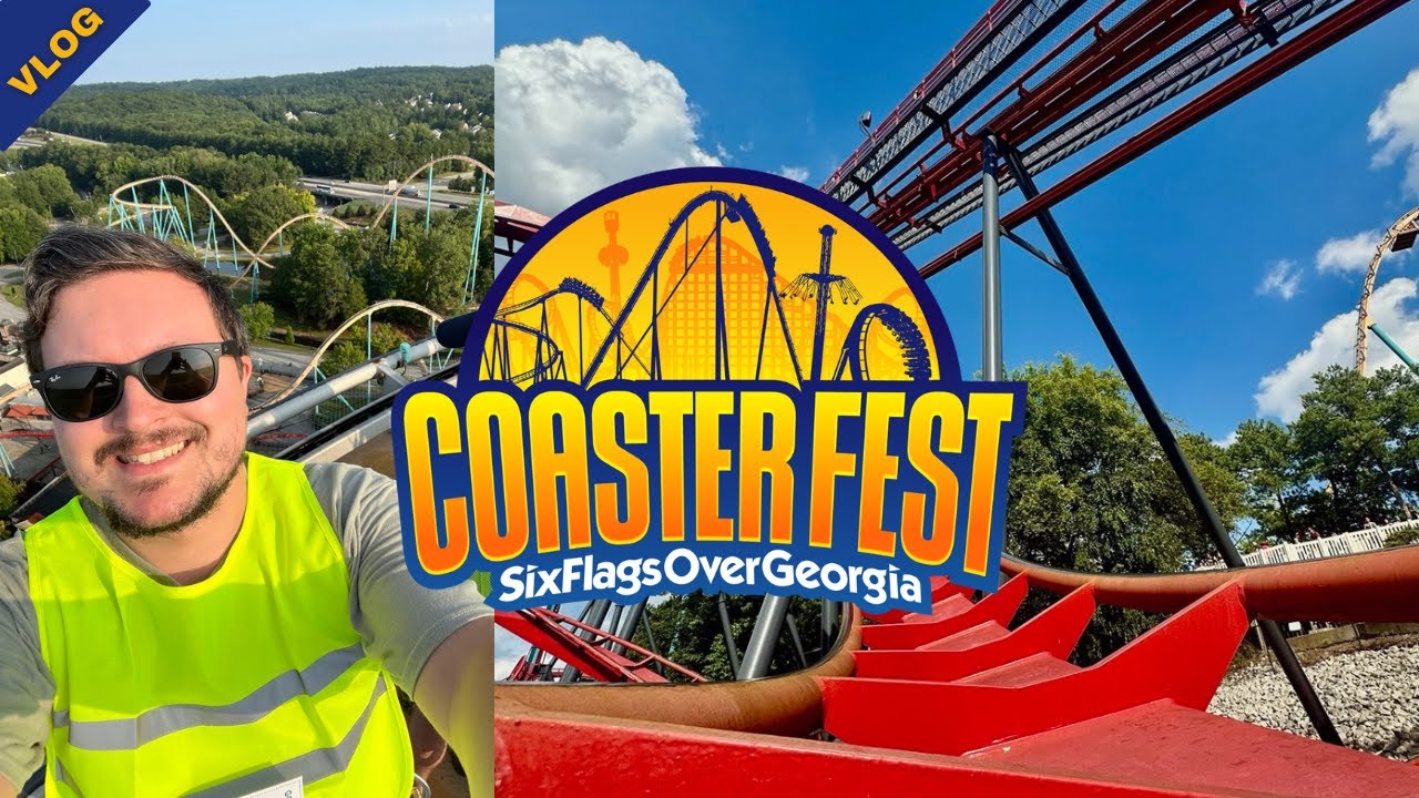 Coaster Fest 2024 at Six Flags Over Georgia (Behind-the-Scenes & more!) | 8/17/2024