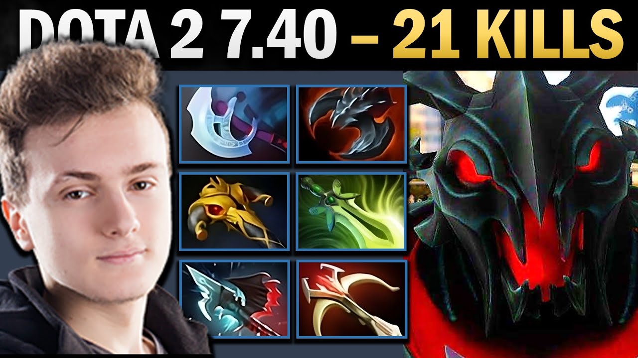 Shadow Fiend Pro Carry with 22 Kills and Manta - Gameplay Dota 2
