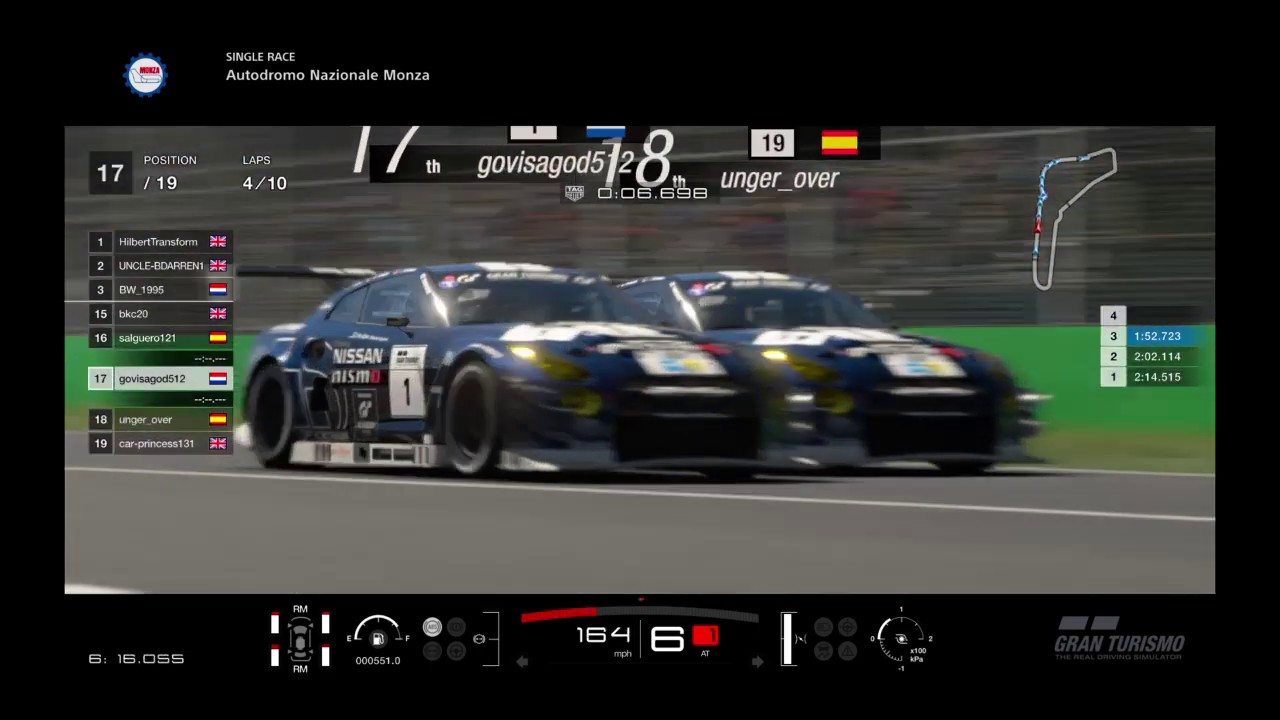 Comeback with double overtake in Monza Variante del Rettifilo