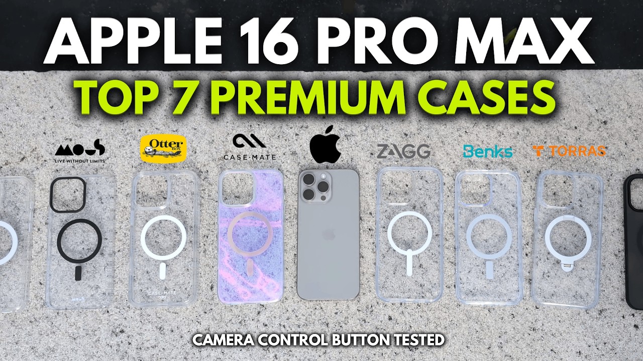 Лучший чехол PREMIUM для iPhone 16 Pro Max &mdash; Otterbox, Zagg, Mous, Case-Mate, Benks, Torras