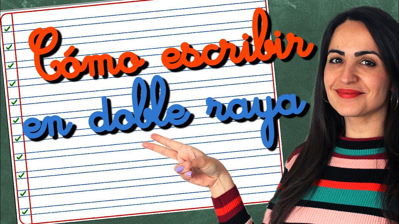 ✍️  EJERCICIOS de CALIGRAFÍA en RAYA DOBLE 📄
