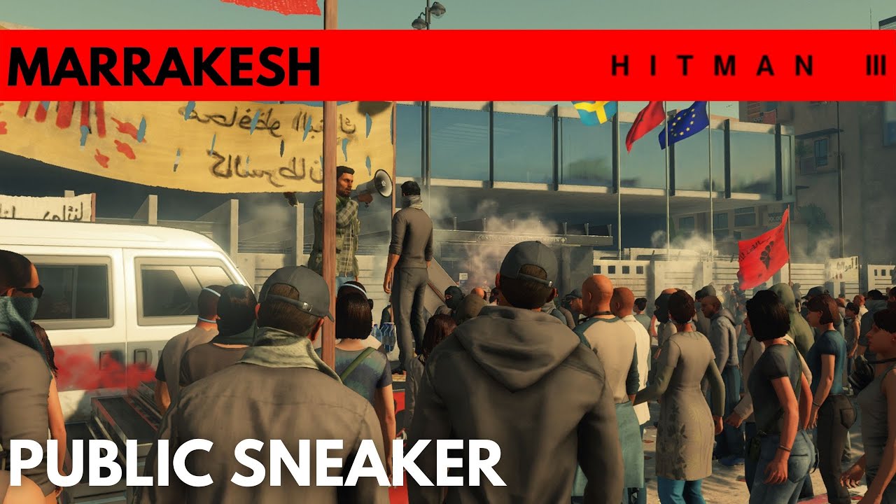 HITMAN 3 | Public Sneaker Challenge | Marrakesh