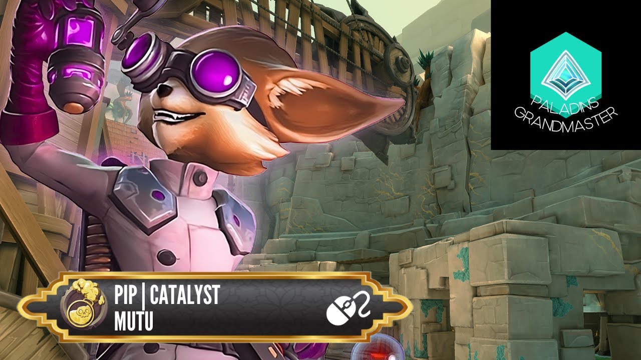 Pro player Mutu : 27 Kills Pip Flank Catalyst (Mutu) Paladins Grandmaster