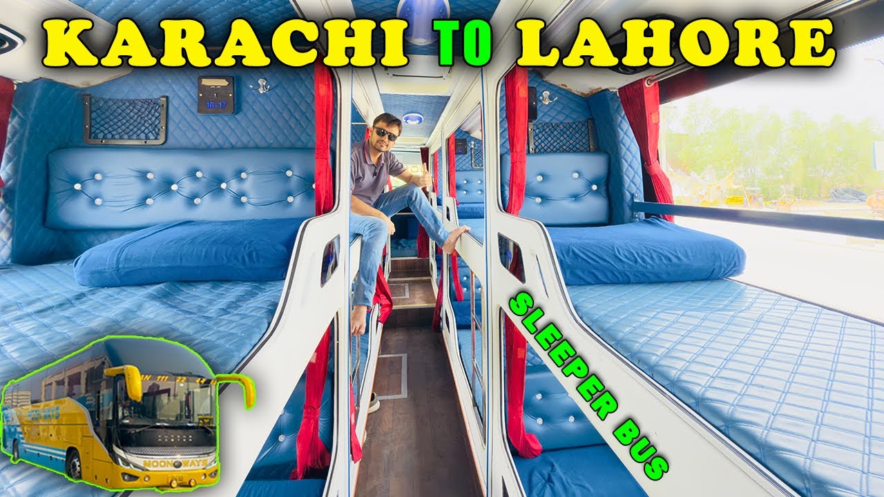 Luxury Sleeper Bus from Lahore to Karachi | Moonways by Faisal Movers – Fare, Time & Full