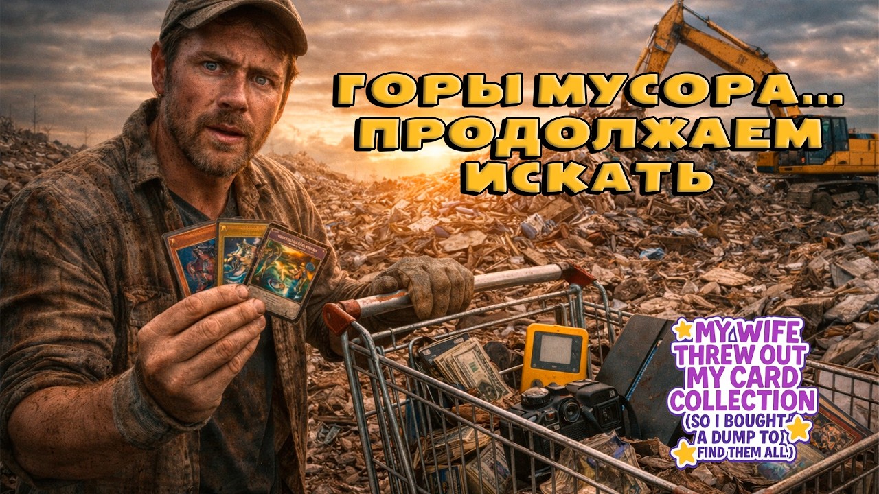 Нашёл кое-что ценное в мусоре… продолжаю раскопки! | My Wife Threw Out My Card Collection (Серия 2)