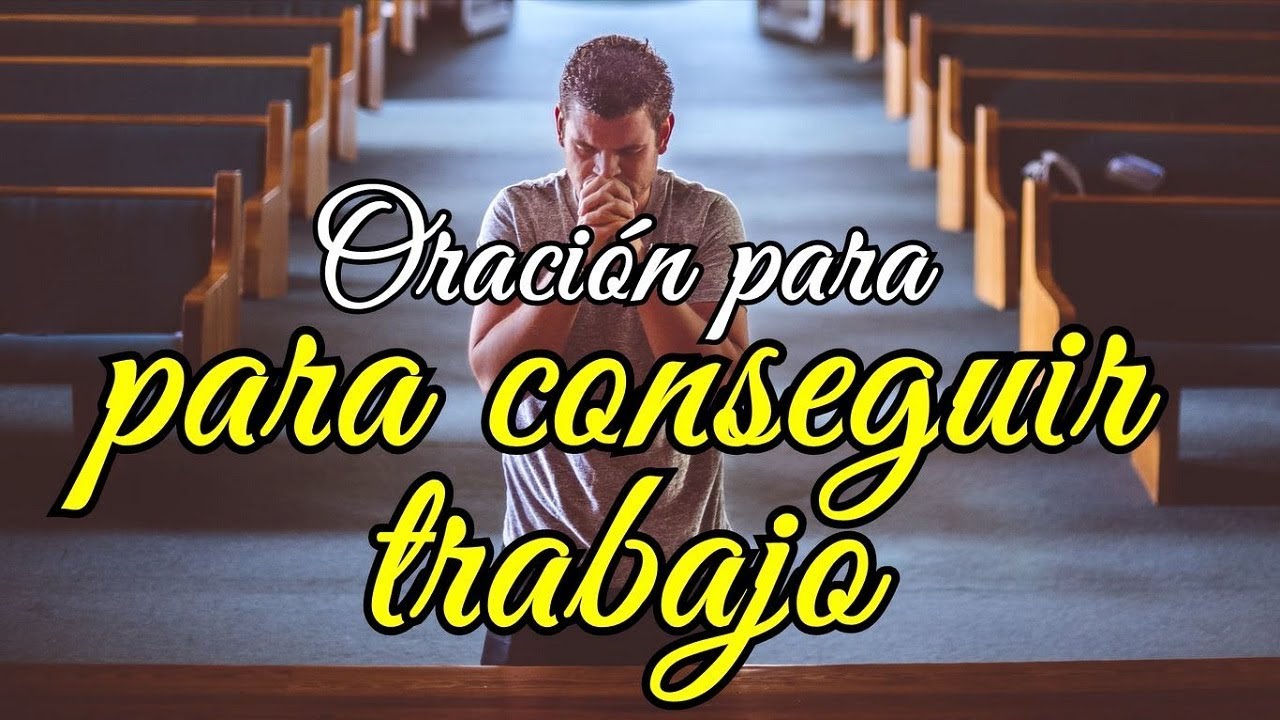 Oración para conseguir trabajo