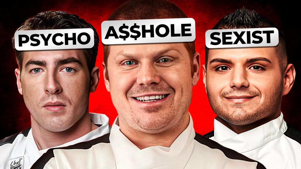 Most Hated Male Chefs in Hell's Kitchen History