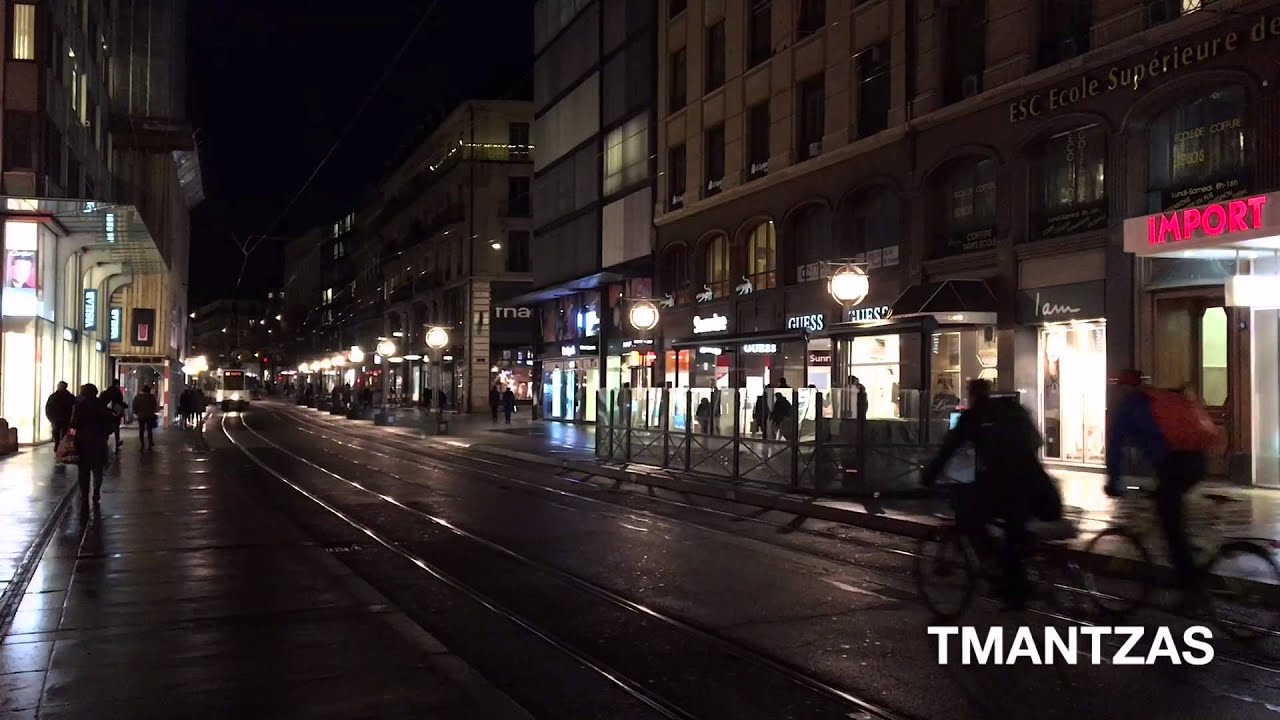 Busses, Tram, Trolleybuses at Geneva # Transports Publics Genevois