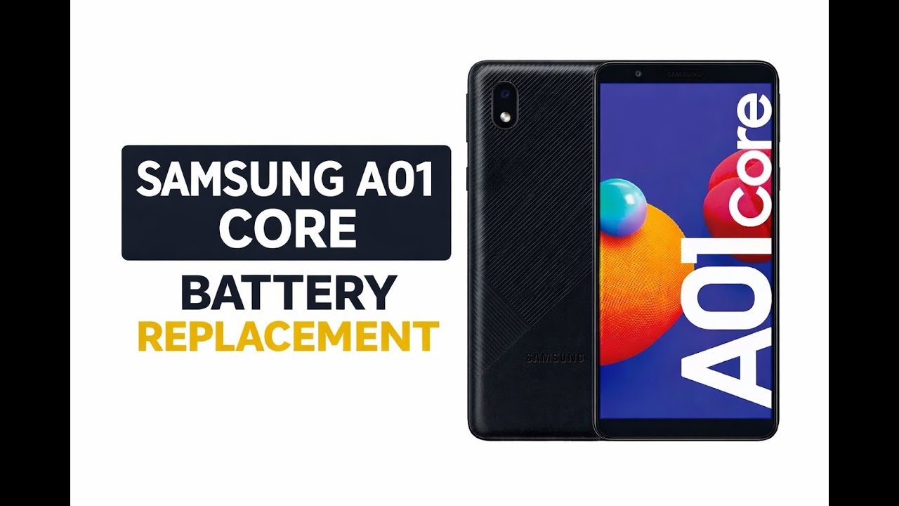 Samsung A01 Core Battery Replacement | Battery Drain Fix