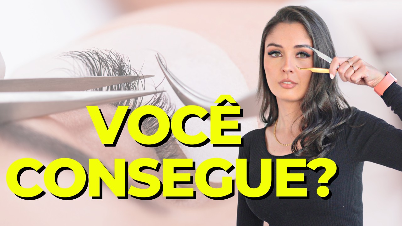 ✅SE NÃO APRENDER EXTENSÃO DE CÍLIOS COM ESSE VÍDEO - DESISTE!