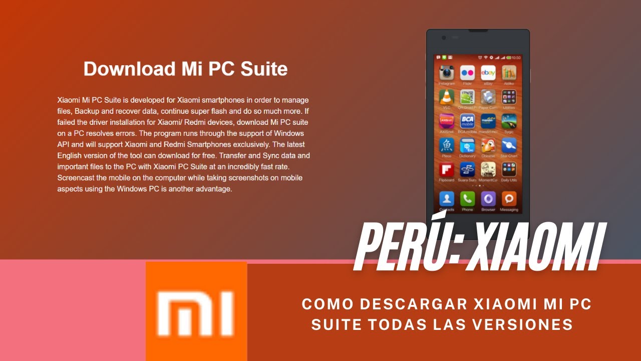 Como Descargar Xiaomi Mi PC Suite Todas las Versiones 2022 | Ackalig!