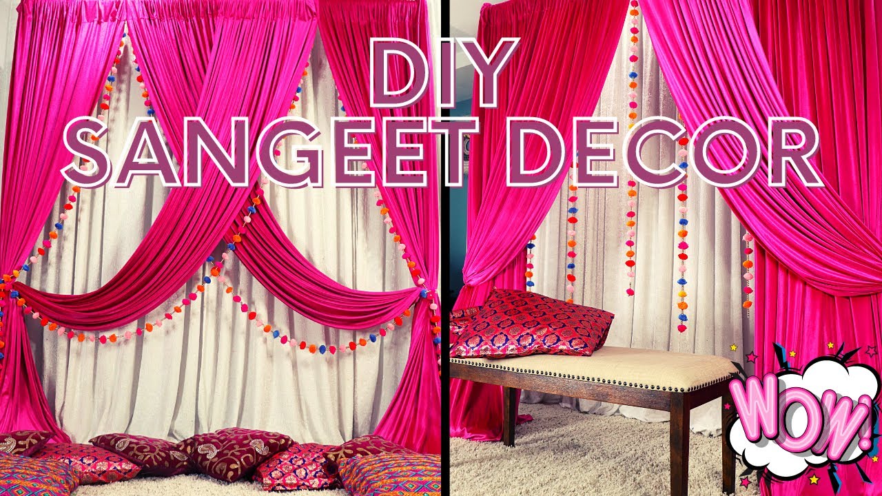 DIY Sangeet Backdrop | 2 Simple & Easy Interchangeable Designs | Sangeet Decor | Unforgettable Decor