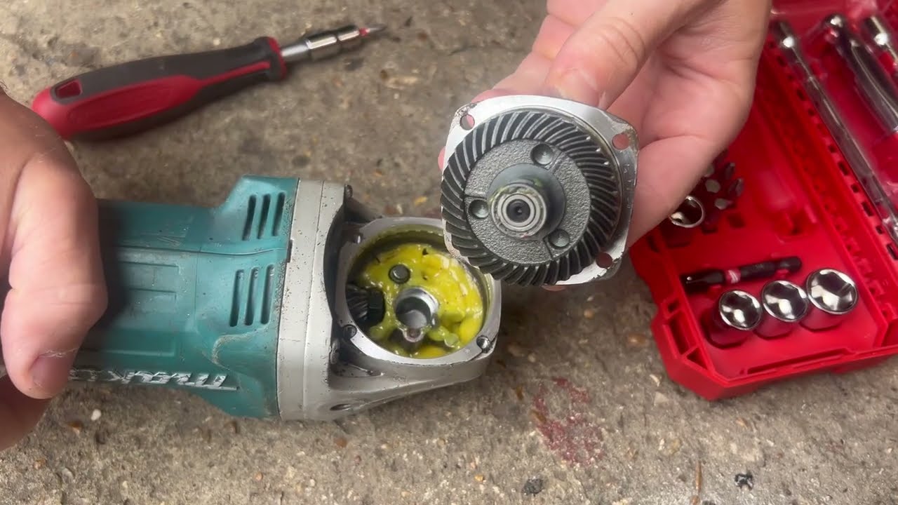 Angle grinder convert to Sander
