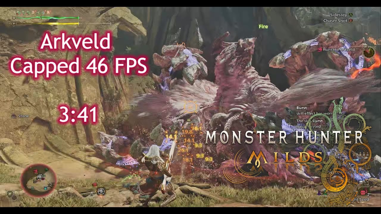 【MHWilds】TA Arkveld アルシュベルド Capped FPS Test Pierce LBG ¤3:41¤