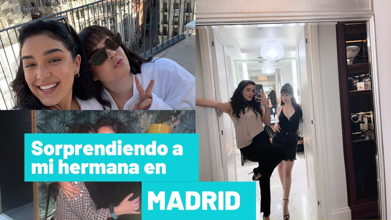 SORPRENDIENDO A MI HERMANA EN MADRID!!!! | PAU Y ALE CAPETILLO