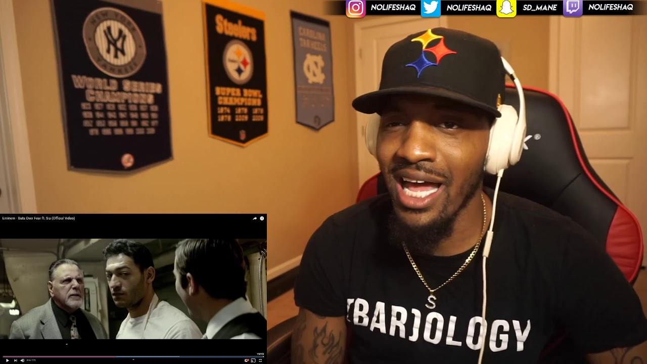 Eminem - Guts Over Fear ft. Sia (Reaction)