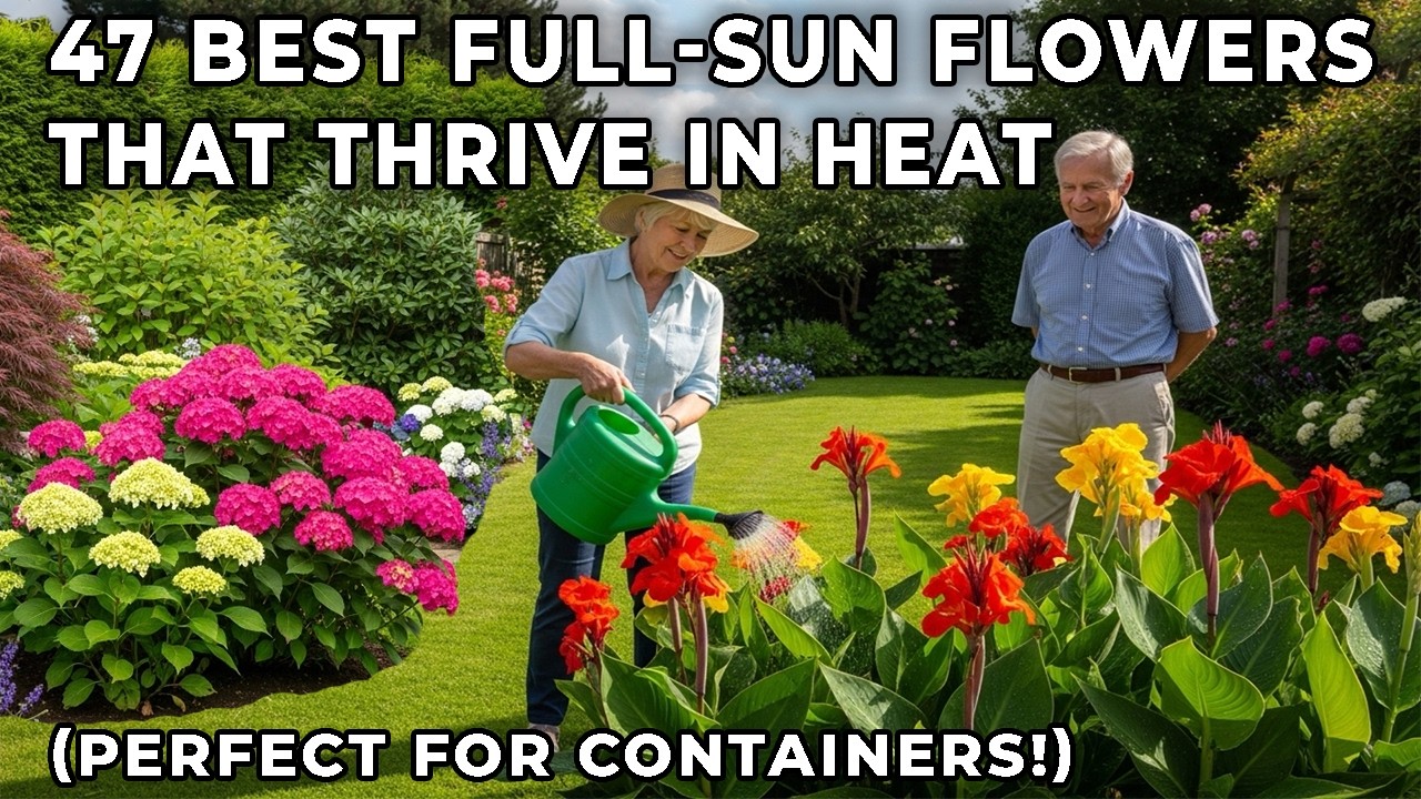 47 Best Full-Sun Flowers That Thrive in Heat (Perfect for Containers!)