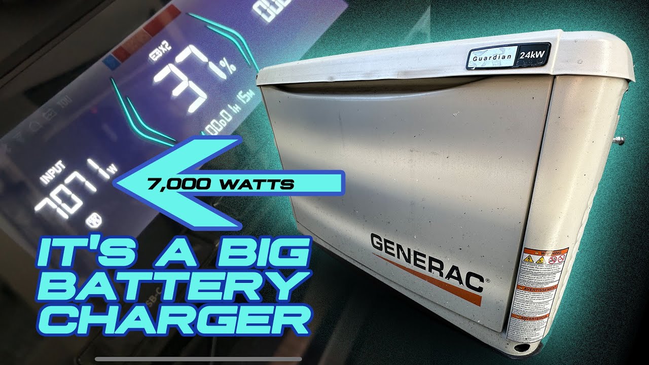 Using the Generac Generator as a BIG Battery Charger For Ecoflow Delta Pro Ultra