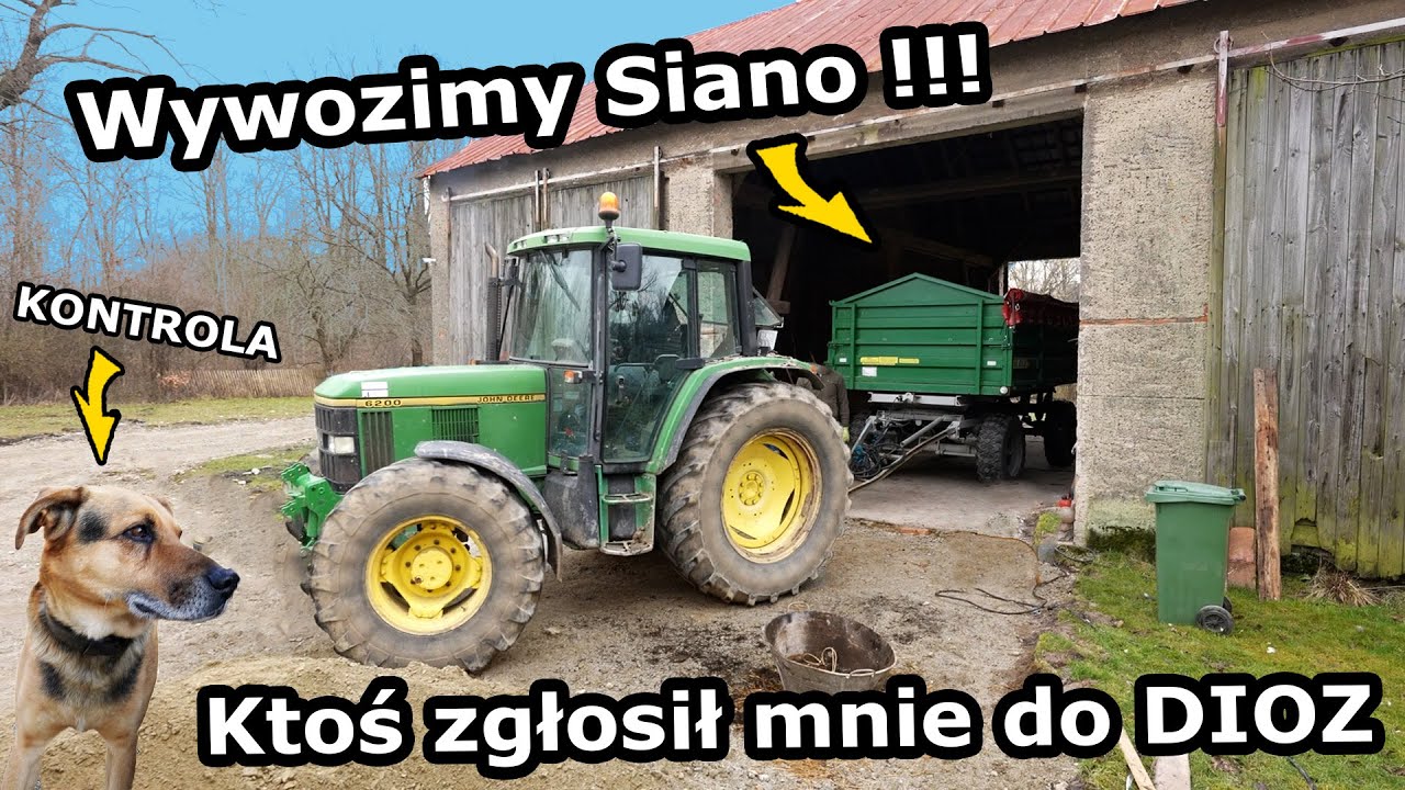 Miałem Kontrolę na Gospodarstwie !!! -  Opróżniam Stodołę z Siana! + Vlog Nadii (