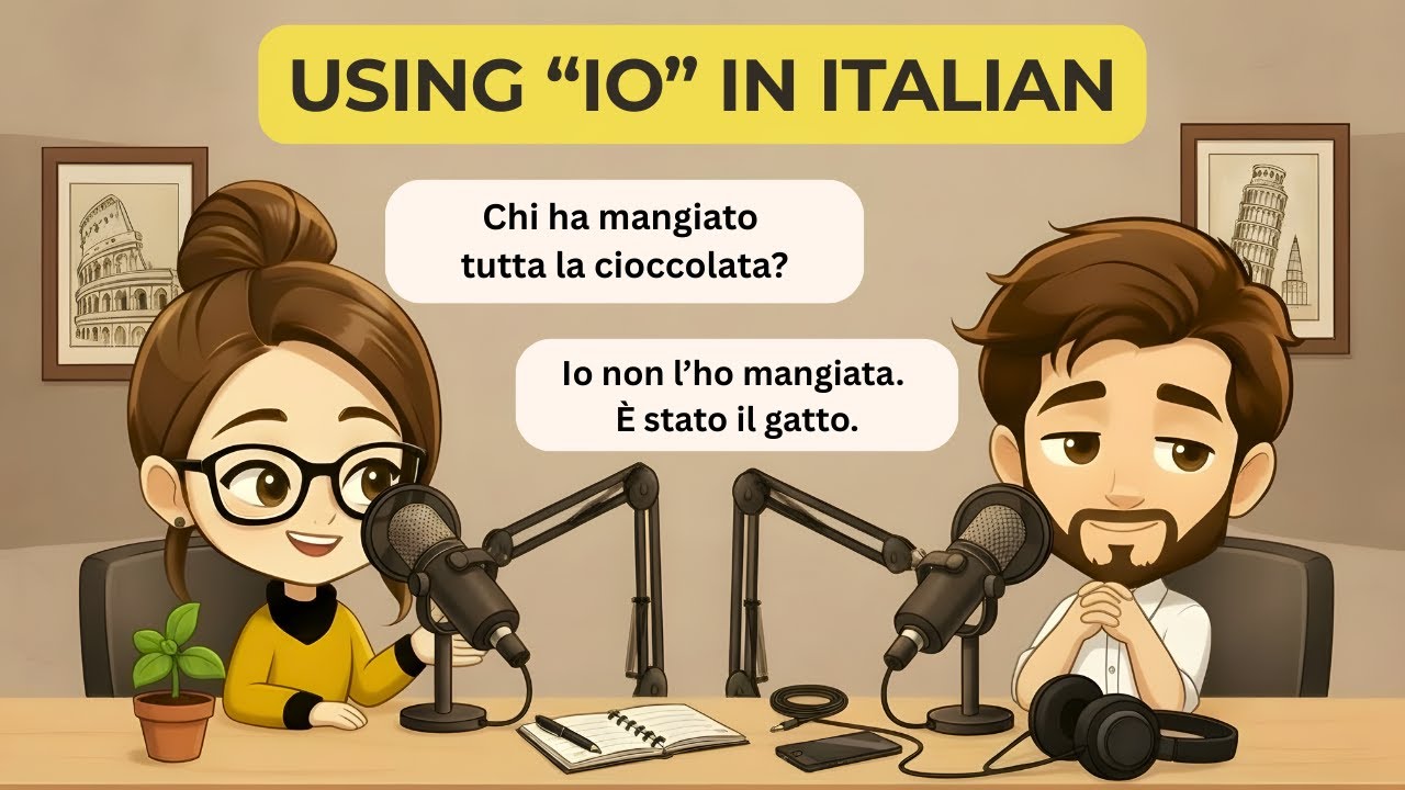 Italian Listening Practice | How Italians Really Use “Io” in Conversation