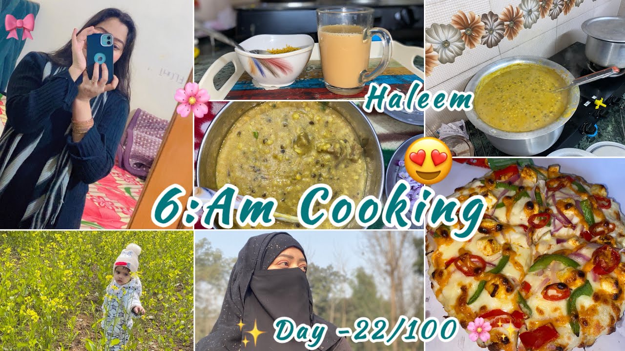 Early Morning Cooking Start 🌸✨ Cooking, Outing, Fun ! ❤️ Hundred Days Vlog Challenge 